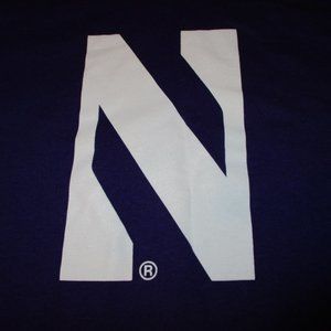 Northwestern University Meijer Tail Greater Promo Purple College T-Shirt Medium